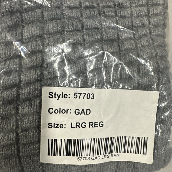 Duluth Trading Co Mens Large Grey Burly Retirement Shawl Collar Cardigan Sweater - Picture 8 of 8